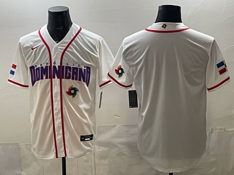 Men 2026 World Cub Blank White Game Nike MLB Jersey style 004->more jerseys->MLB Jersey